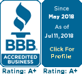 Better Business Bureau A+ Rating